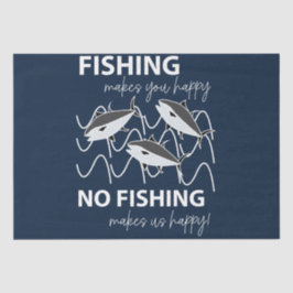 Papel De Seda Pesca de cumpleaños de Fisherman Angler