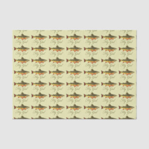 Papel De Seda Pesca de trucha femenina