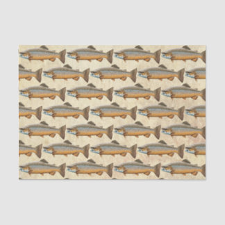 Papel De Seda Pesca de trucha marrón