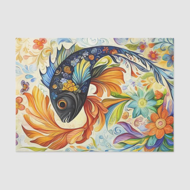 Papel De Seda Pescado (Anverso)