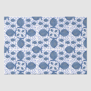 Papel De Seda Pescado azul