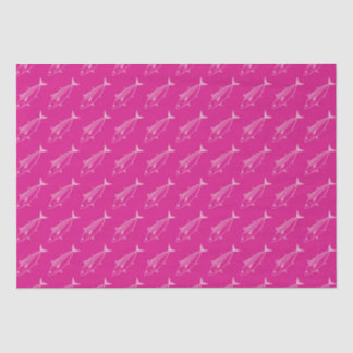 Papel De Seda Pescado bonito en rosa pastel en rosa caliente