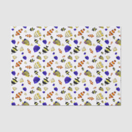 Papel De Seda Pescado colorido