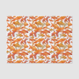 Papel De Seda Pescado de oro