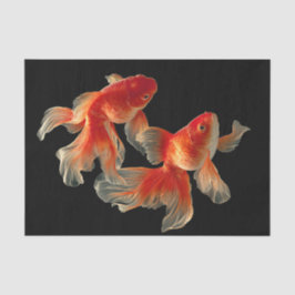 Papel De Seda Pescado de oro