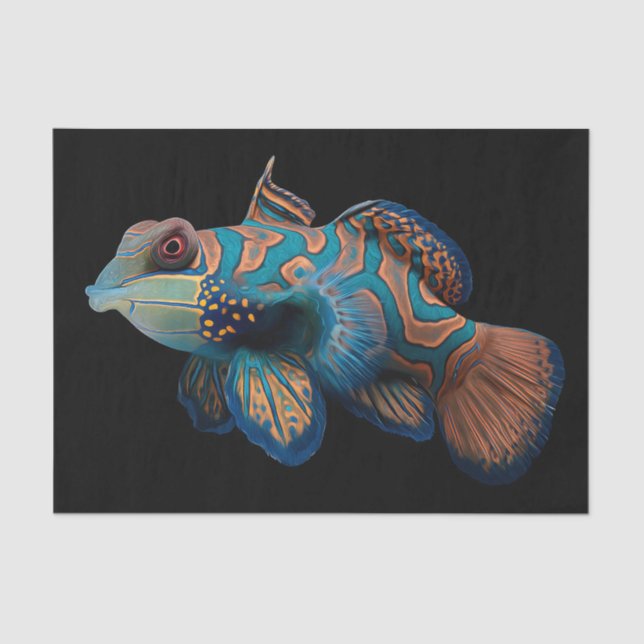 Papel De Seda Pescado mandarín (Anverso)