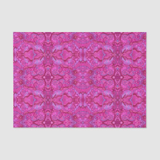 Papel De Seda Pescado subacuático Patrón bohemio arábigo magenta