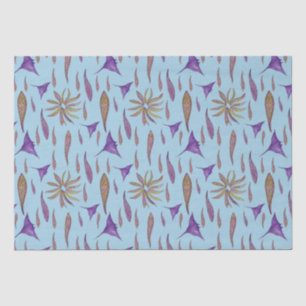 Papel De Seda Pescado y rayas