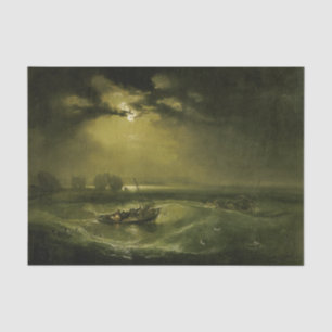 Papel De Seda Pescadores en el mar de J.M.W. Turner