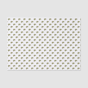 Papel De Seda Pescados verdes de la perca americana el