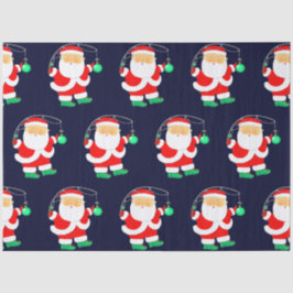 Papel De Seda Pescando en vacaciones de Navidad