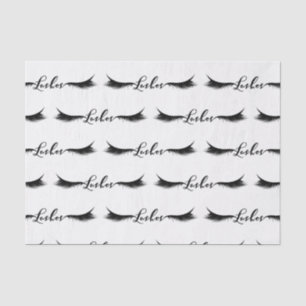 Papel De Seda Pestañas Postizas Salón de Belleza Maquillaje