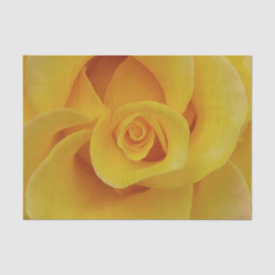 Papel De Seda Pétalos de rosa amarilla romántica