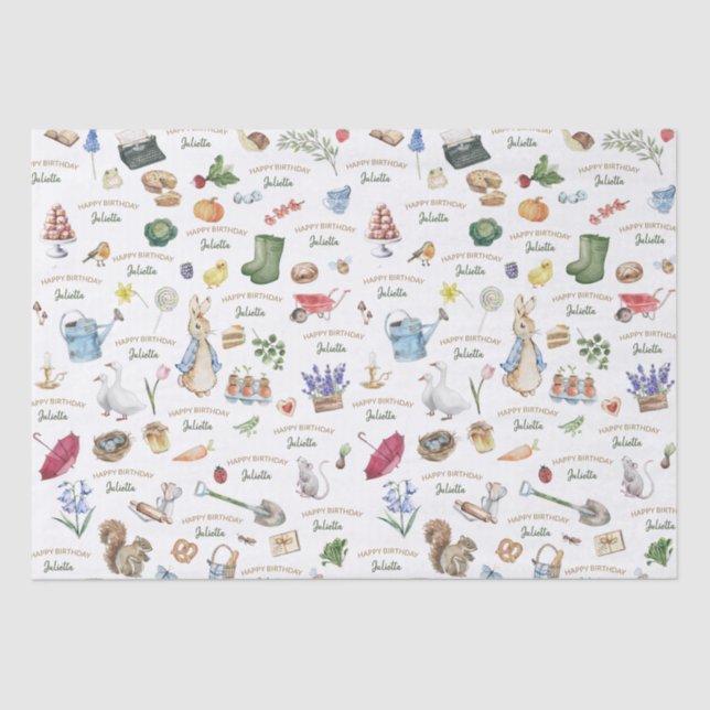 Papel De Seda Peteer el conejo (Anverso)