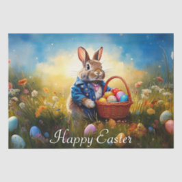 Papel De Seda Peter Easter Bunny con huevos de Pascua