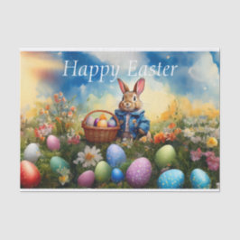 Papel De Seda Peter Easter Bunny con huevos de Pascua