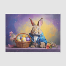 Peter Easter Bunny con huevos de Pascua