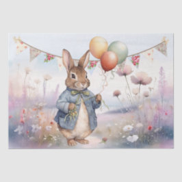 Papel De Seda Peter, los paquetes de conejo y globos