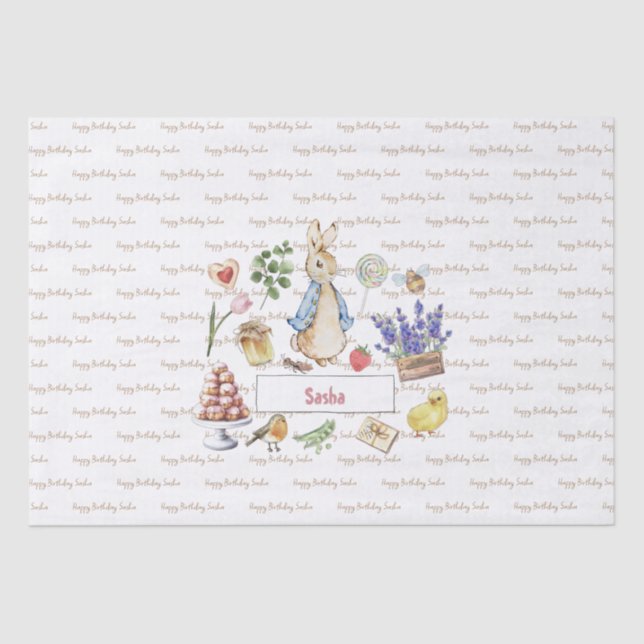 Papel De Seda Peter the Rabbit (Anverso)
