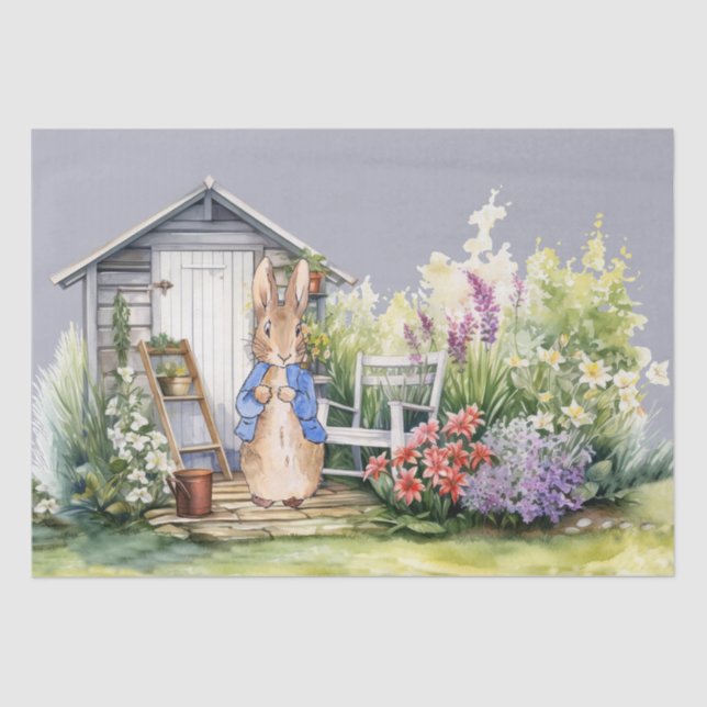 Papel De Seda Peter the Rabbit Garden Shed (Anverso)