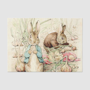 Papel De Seda Peter y Benjamin se unen por Beatrix Potter