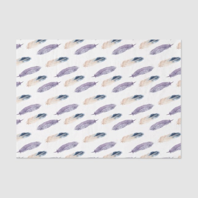 Papel De Seda Pezos púrpuras (Diseño 6 de la serie púrpura) (Anverso)