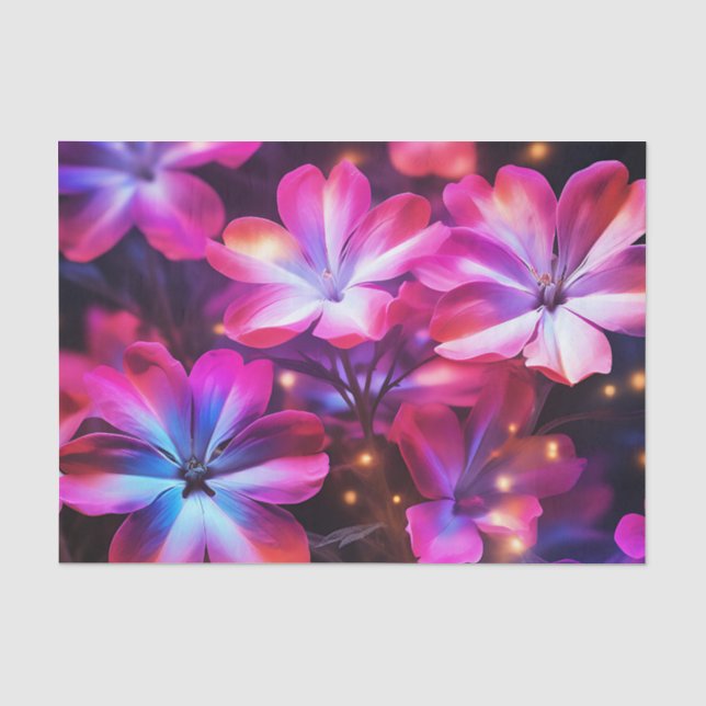 Papel De Seda Phlox en Neon Glow (Anverso)
