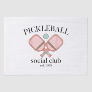Papel De Seda Pickle Ball Social Club EST 1965 Hombres Mujeres