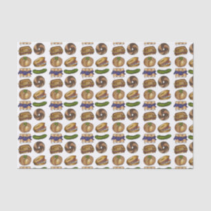 Papel De Seda Pickle Reuben Sandwich Blintz Bagel Knish Foodie