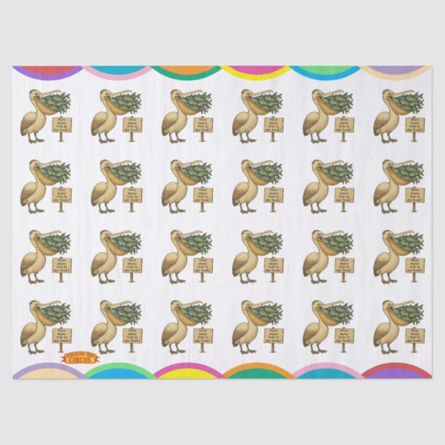 Papel De Seda Pico de pelícano Pierre brillante (Anverso)