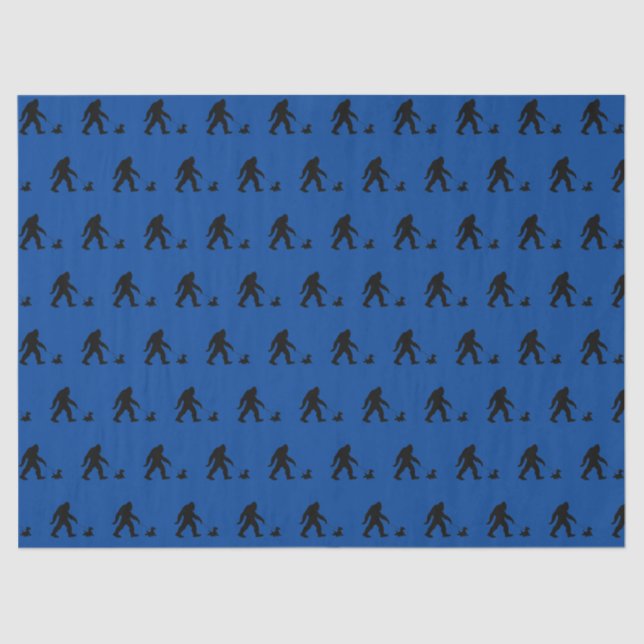 Papel De Seda Pie grande caminando su sartén  (Anverso)