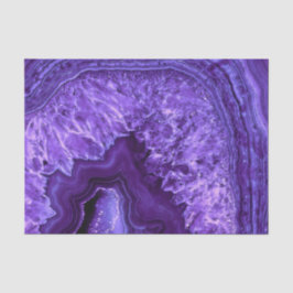 Papel De Seda Piedra mineral de grano mineral ultravioleta púrpu