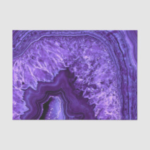 Papel De Seda Piedra mineral de grano mineral ultravioleta púrpu