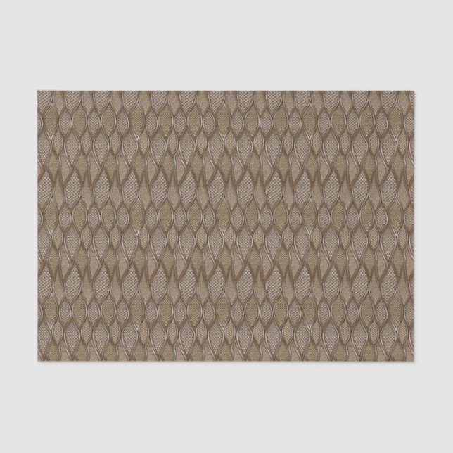 Papel De Seda Piel de serpiente estilizada (Anverso)