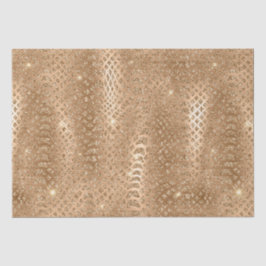 Papel De Seda Piel de serpiente Purpurina Glam Gold