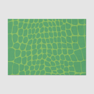 Papel De Seda piel de serpiente verde Moda