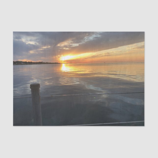 Papel De Seda Pier Sunset (Anverso)