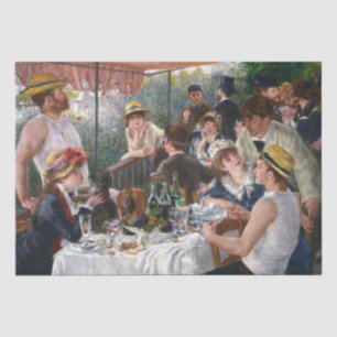 Papel De Seda Pierre-Auguste Renoir - Almuerzo de los remeros