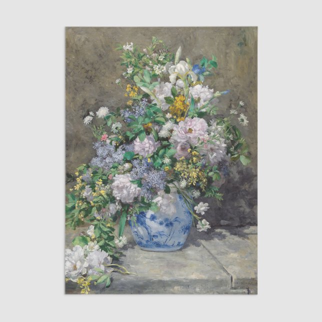 Papel De Seda Pierre-Auguste Renoir - Bouquet de primavera (Subido por el creador)