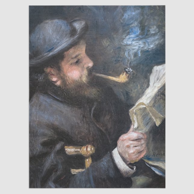 Papel De Seda Pierre-Auguste Renoir - Claude Monet Reading (Subido por el creador)