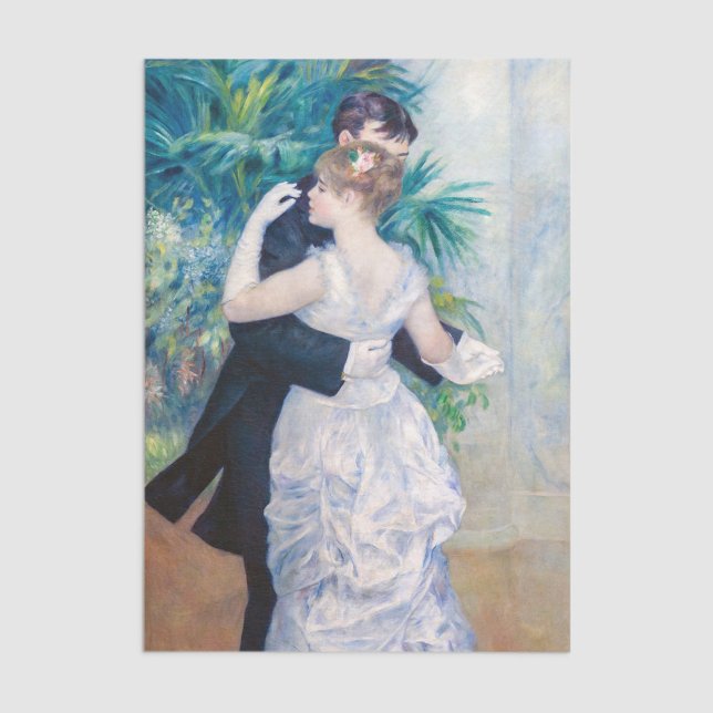 Papel De Seda Pierre-Auguste Renoir - Danza en la ciudad (Subido por el creador)