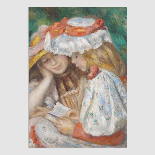 Papel De Seda Pierre-Auguste Renoir - Dos Chicas leyendo (Subido por el creador)