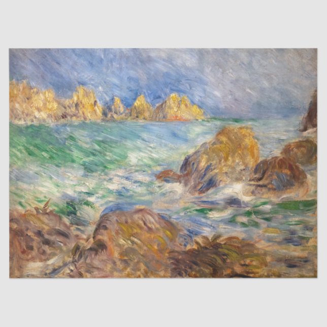 Papel De Seda Pierre-Auguste Renoir - Marine, Guernesey (Anverso)