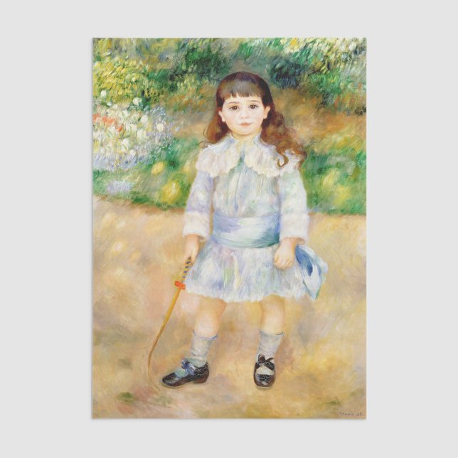 Papel De Seda Pierre-Auguste Renoir - Niño con un látigo (Subido por el creador)