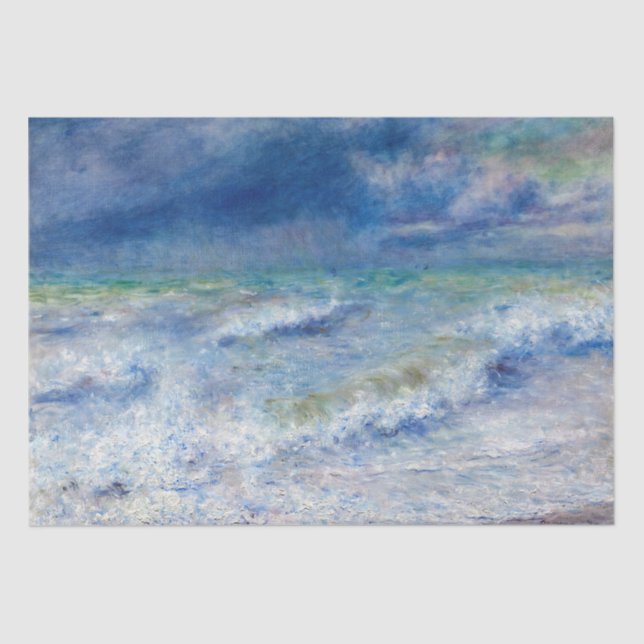 Papel De Seda Pierre-Auguste Renoir - Seascape (Anverso)