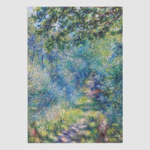 Papel De Seda Pierre-Auguste Renoir - Sendero por el bosque