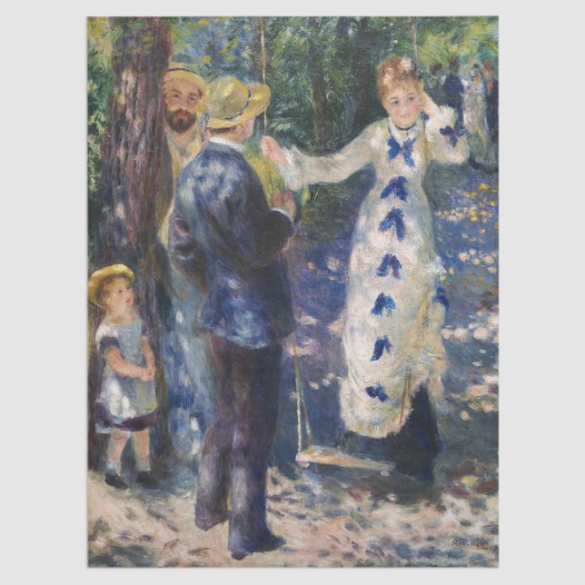 Papel De Seda Pierre-Auguste Renoir - The Swing (Subido por el creador)