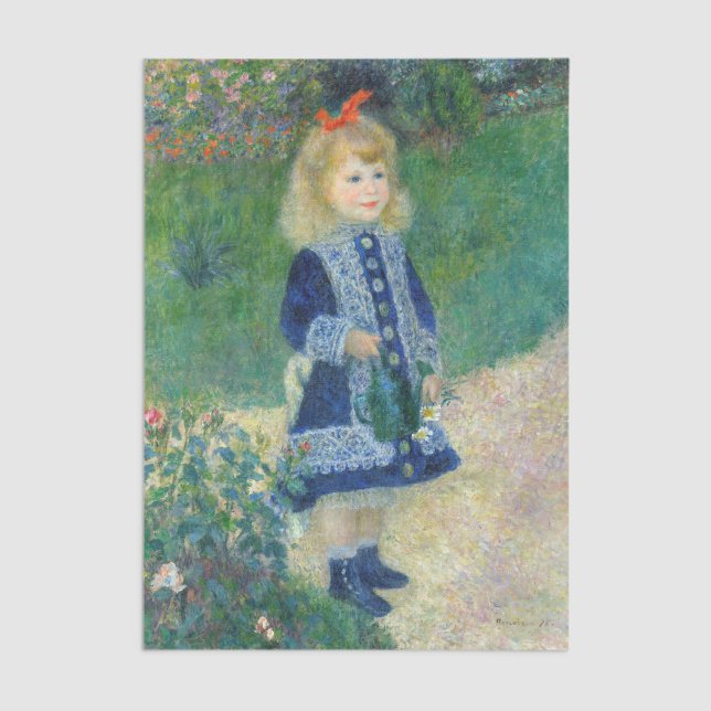 Papel De Seda Pierre-Auguste Renoir - Un Chica con capacidad par (Subido por el creador)