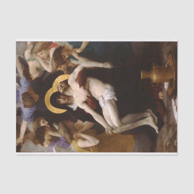 Papel De Seda Pieta de William Bouguereau Tissue Paper (Anverso)