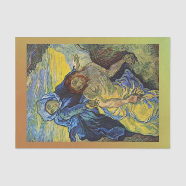 Papel De Seda Pieta, Vincent van Gogh (Anverso)